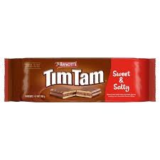 Tim Tam Australian Sweet Salty Chocolate Cookie Biscuits 5.75 oz 6ct
