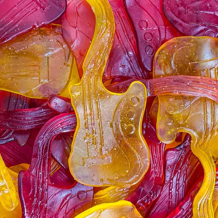 Jellioo Swedish Mega 7" Guitar Gummy Strawberry Lemon 2.2 lb