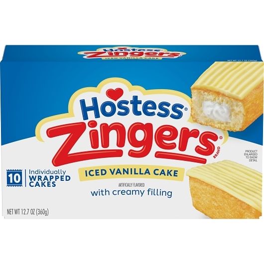 Hostess Vanilla Zinger Multi-Pack, 13.1 oz 10 ct