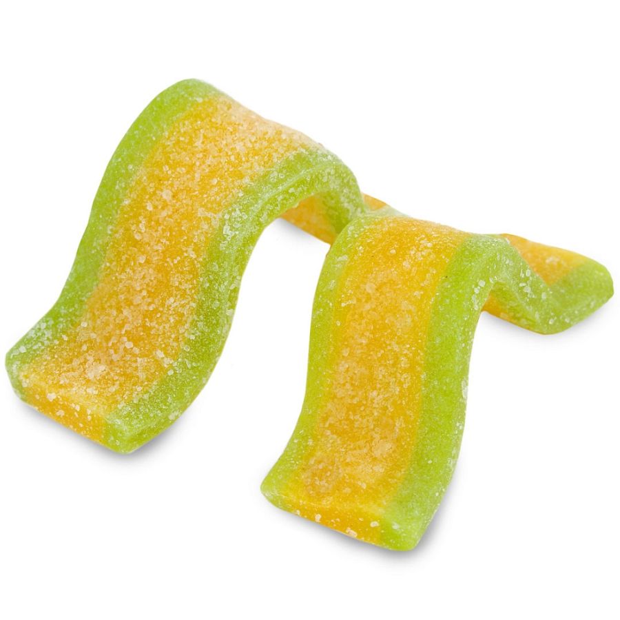 Fini Sour Passion Fruit Gummy Belts Chips 2.2 lb Kosher Parve