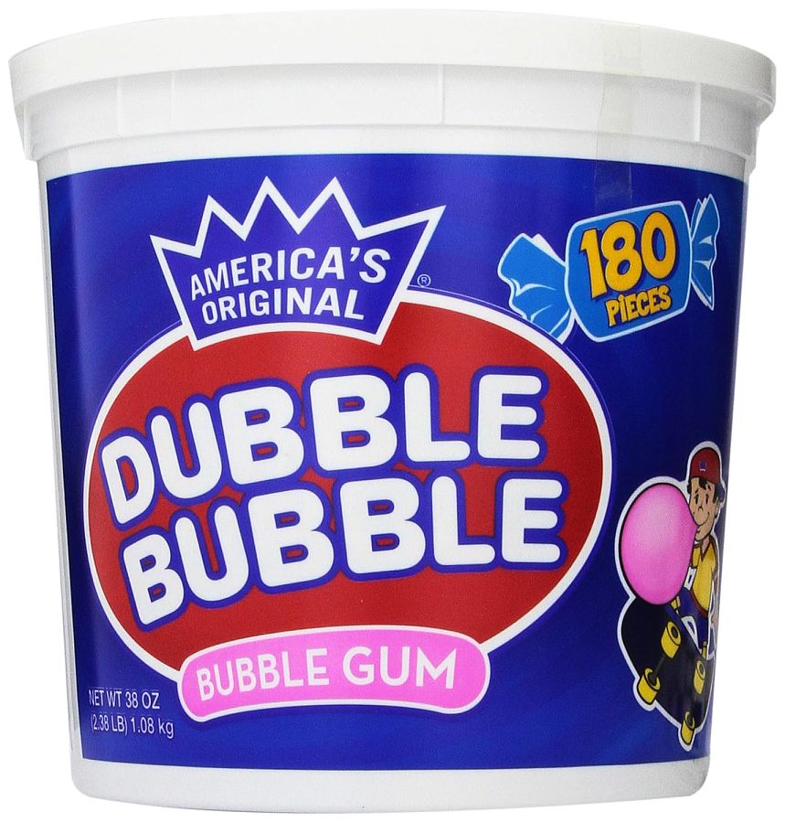 Dubble Bubble Gum 180 Piece tub