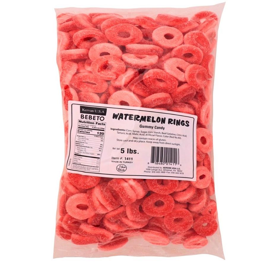 Kervan Watermelon Rings 5 Pound bag