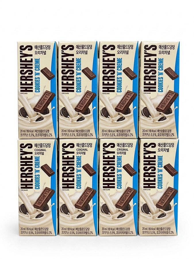 Hershey Korea Cookies & Creme Chocolate Drink 7.95oz 12 ct