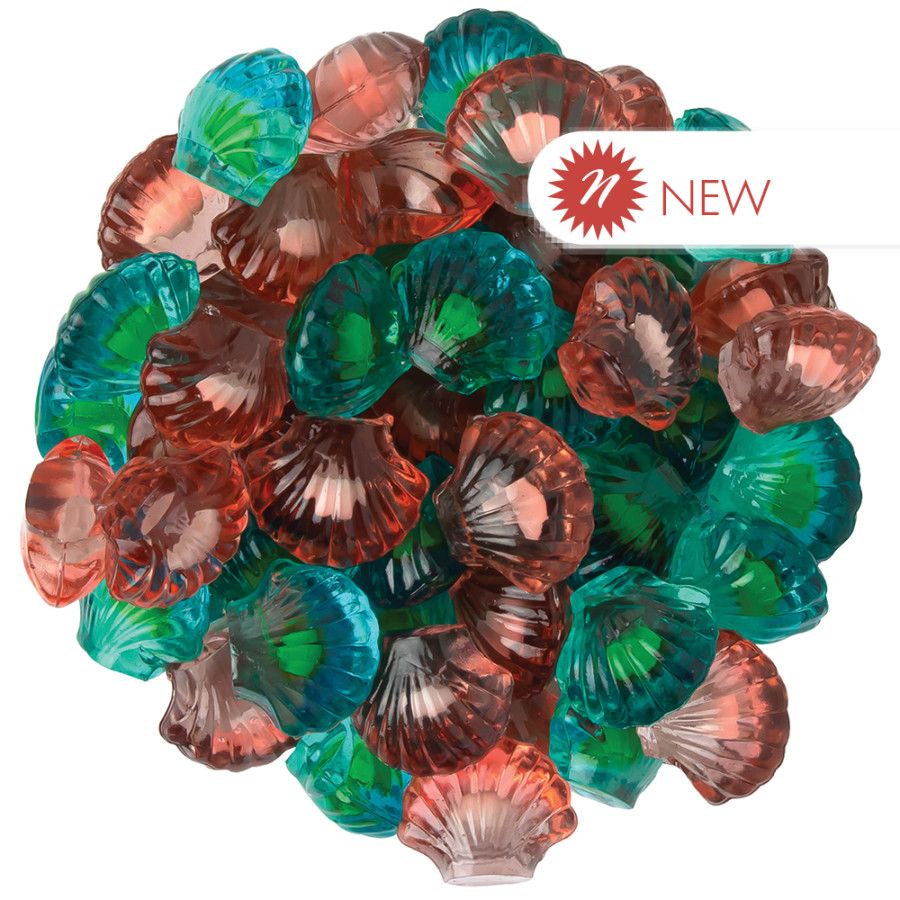 Clever 3D Filled Gummy Seashells 2.2 lb