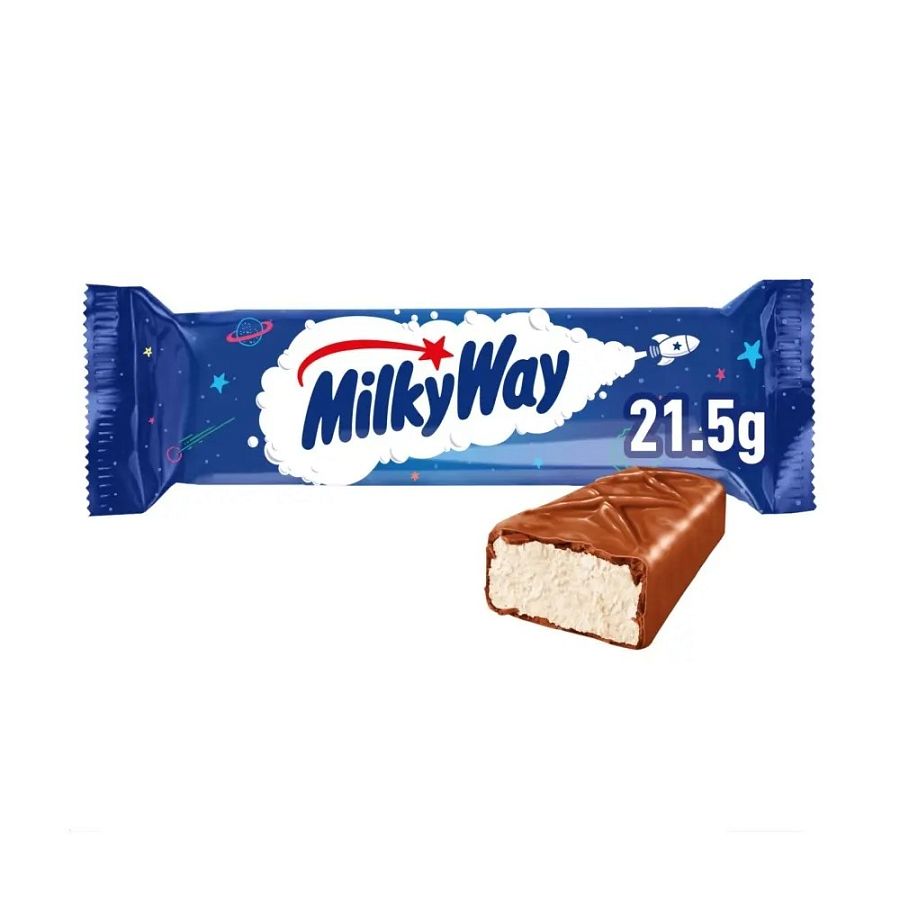 Milky Way UK Import  Nougat & Milk Chocolate Bar 21.5g 60 ct