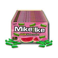 Mike And Ike Sour Watermelon Theater Box 12 Count 4.25 Ounce