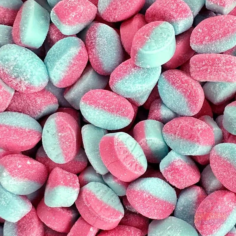 Bubs Swedish Raspberry Blueberry MINI Ovals Candy 3.5 lb
