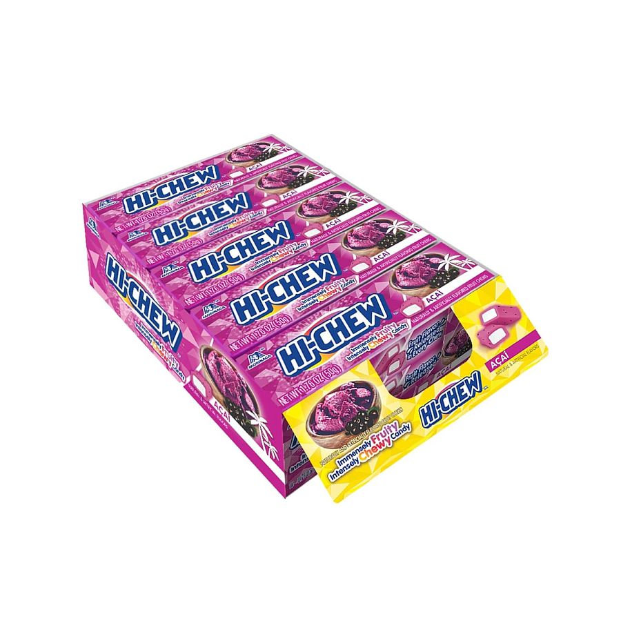 Hi-Chew Acai Gum Candy Tray 1.76 oz 15 ct