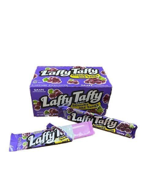 Laffy Taffy Candy Bars GRAPE Stretchy Tangy 1.5 oz 24 ct