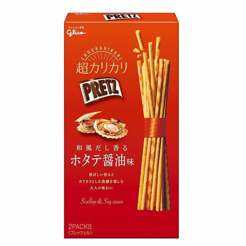 GLICO Japan Import Pretz  Oyster Soy Sauce Cracker Sticks 2.01oz 10 ct