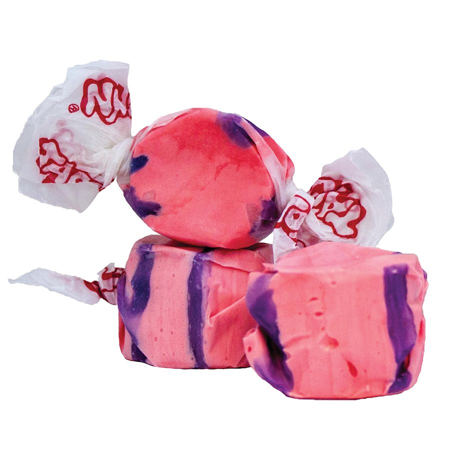Taffy Town 2.5 Lb Pomegranate Wrapped Bulk