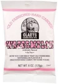 Claeys Watermelon Hard Candies 12 Count 6 Ounce