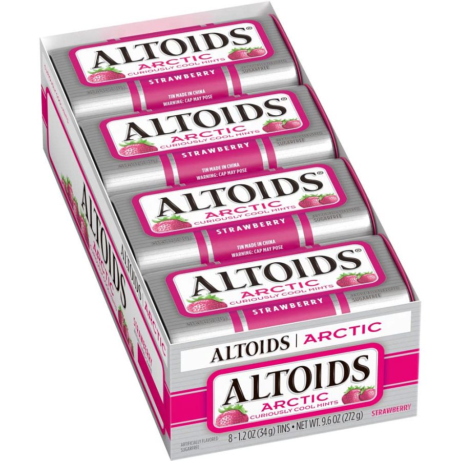 Altoids Arctic Cool Mint Strawberry 1.2 oz 8 ct