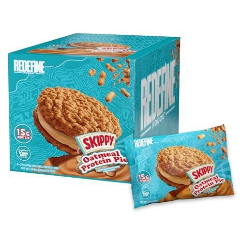 Redefine Skippy Oatmeal Protein Chocolate Peanut Pie 8ct