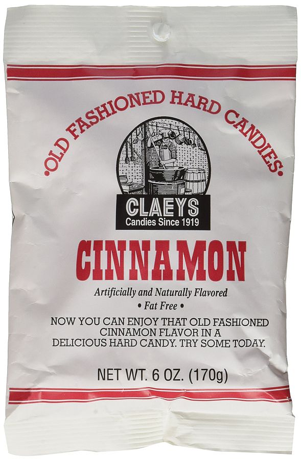 Claeys Cinnamon Hard Candies 6 Count 6 Ounce