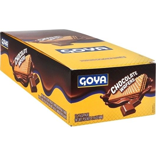 Goya Chocolate Wafer Cookies 1.76 oz 12 ct