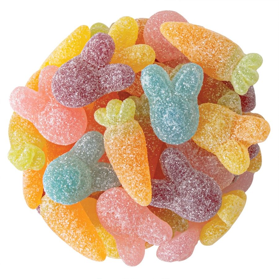 Vidal Easter Gummi Sour Rabbits & Carrots 2.2lb