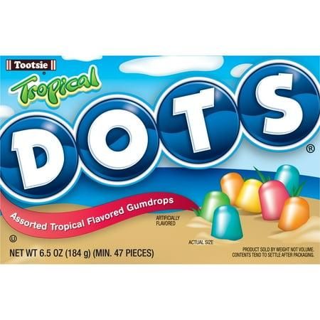 Tootsie Roll Dots Tropical 12 Count Theater Box 6.5 Ounce Each
