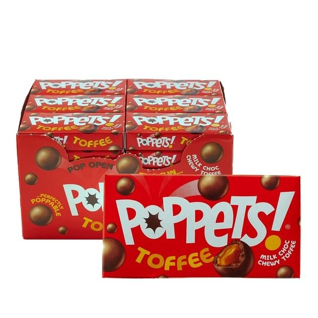 Paynes UK Import Milk Chocolate Chewy Toffee Balls 1.3oz 36ct