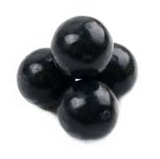 Alberts Gumballs Black Cherry 1 Inch 2 Pound Bag