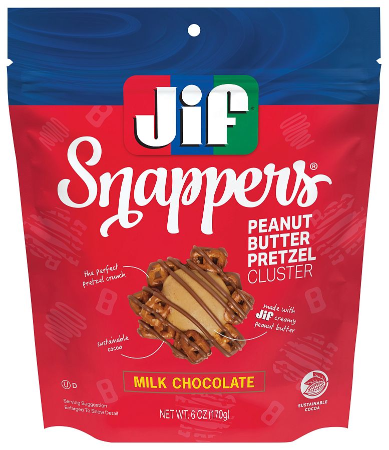 Edward Marc Jif Peanut Butter Snappers 6oz Bag  5 ct