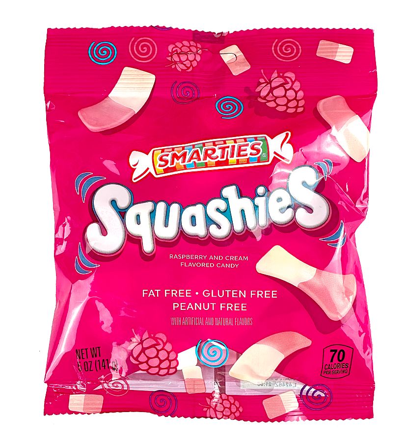 Smarties Squashies Peg Bag 5oz 12 ct Case