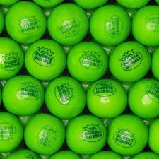 Concord Green Apple Gumballs 1 Inch 5 Pound Bag Bulk