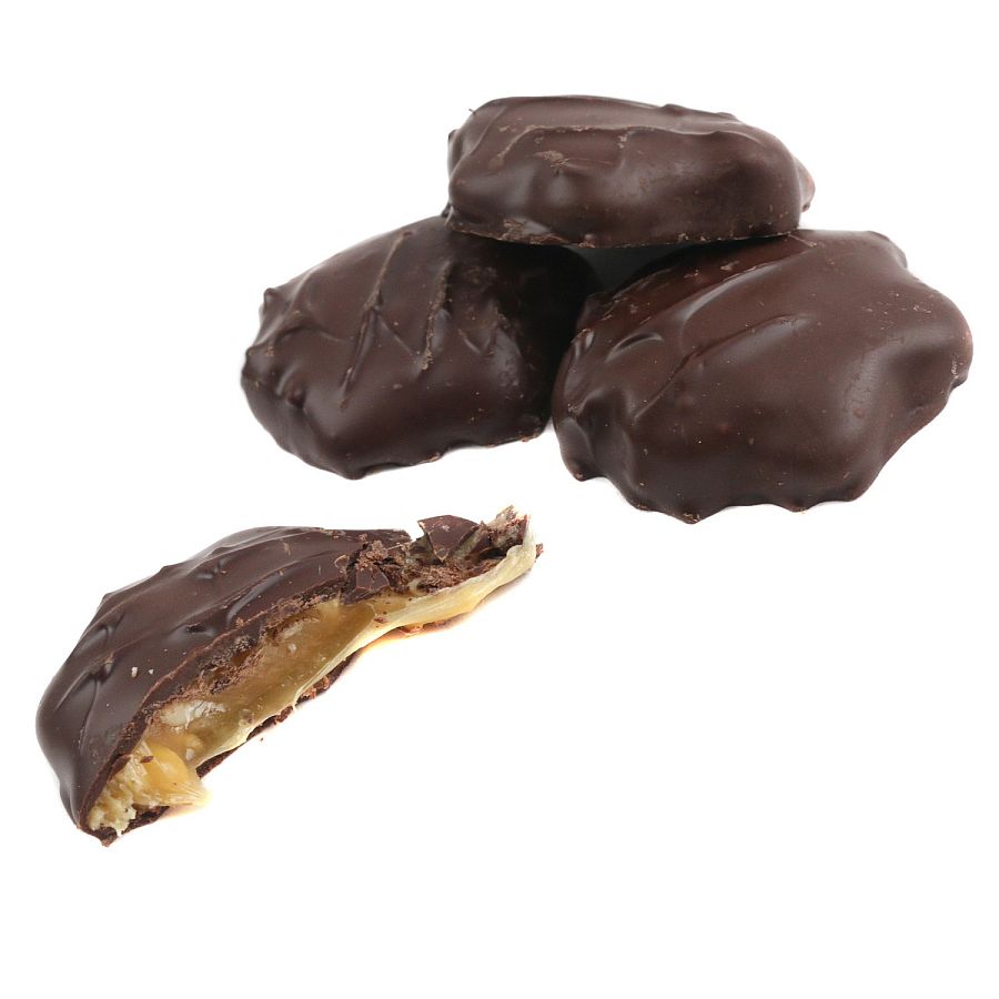 Ashers Sugar Free Dark Chocolate Cashew Caramel Pattie 6lb