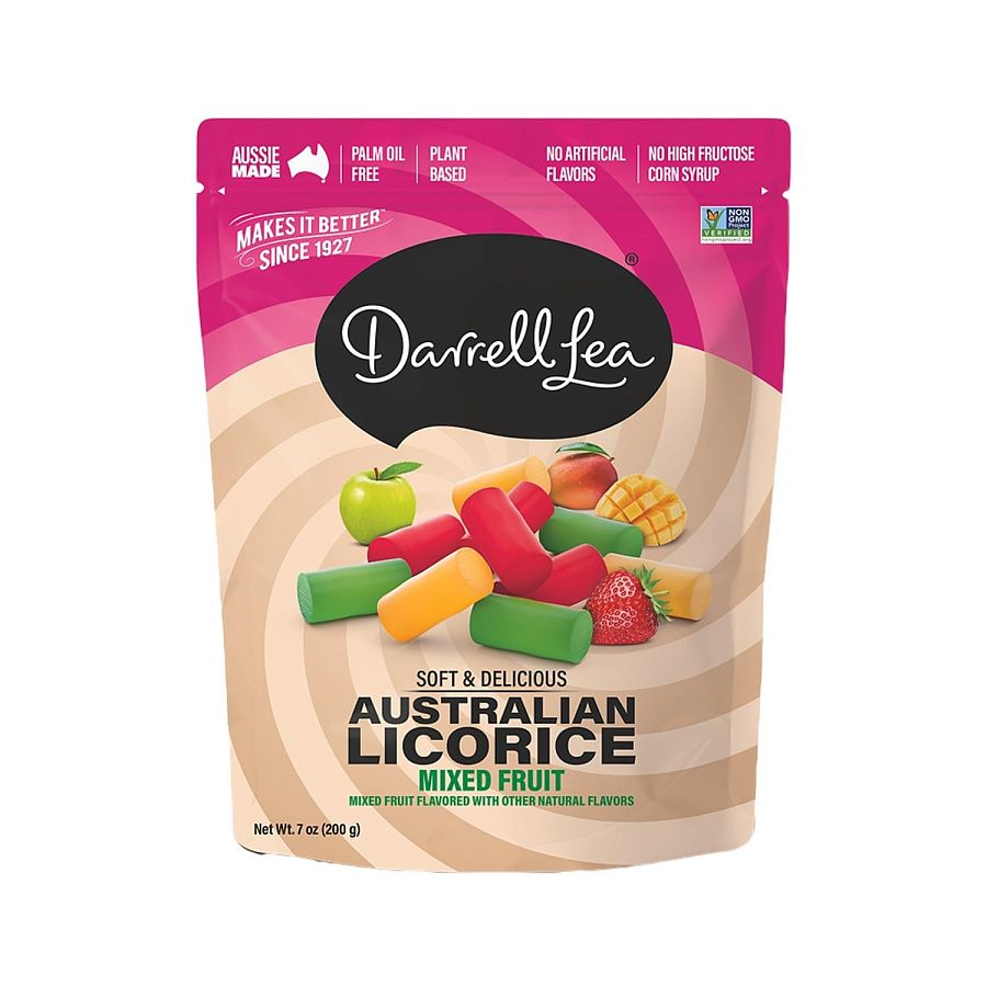 Darrell Lea Soft Australian Mixed Flavor Licorice 7oz 8ct