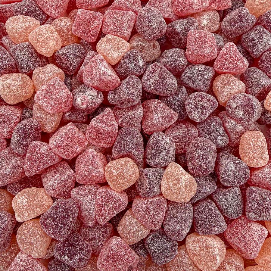 Real Fruit Sour Fruit Mixed Gummy Candy 4.4 lb Plant Based