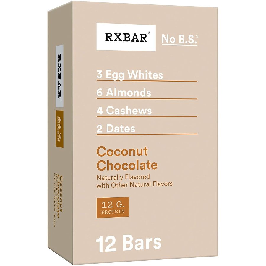 RXBAR Protein Bars Coconut Chocolate 1.8 oz 12 ct