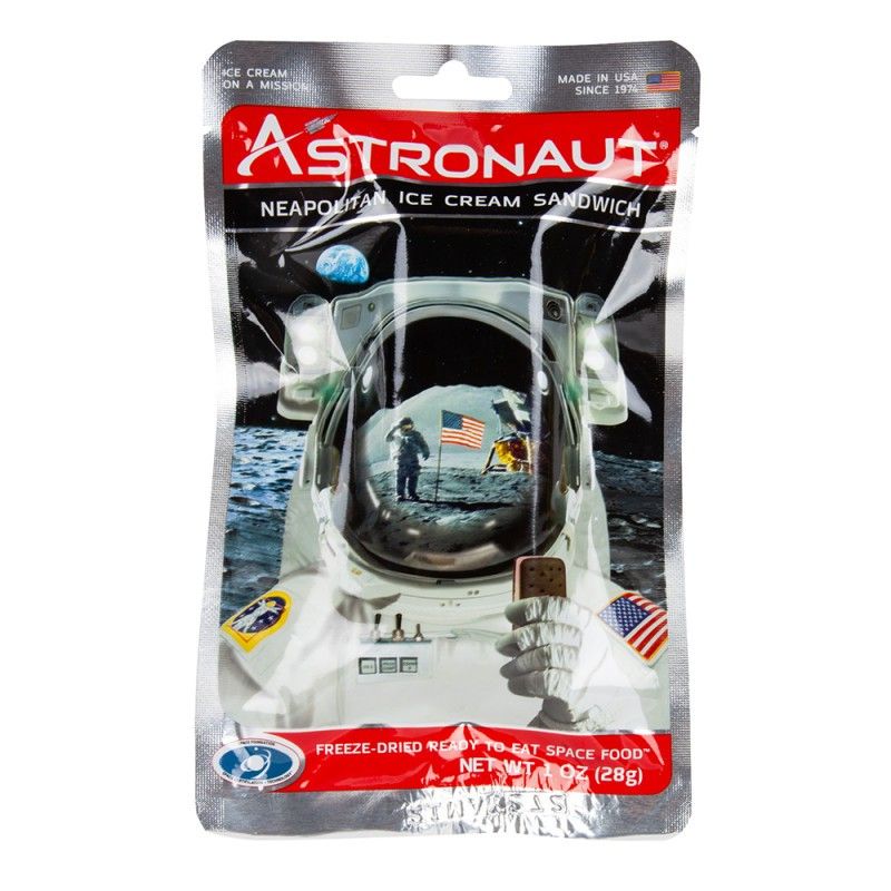 Astronaut Freeze Dried Neapolitan Ice Cream Sandwich 1oz  10ct