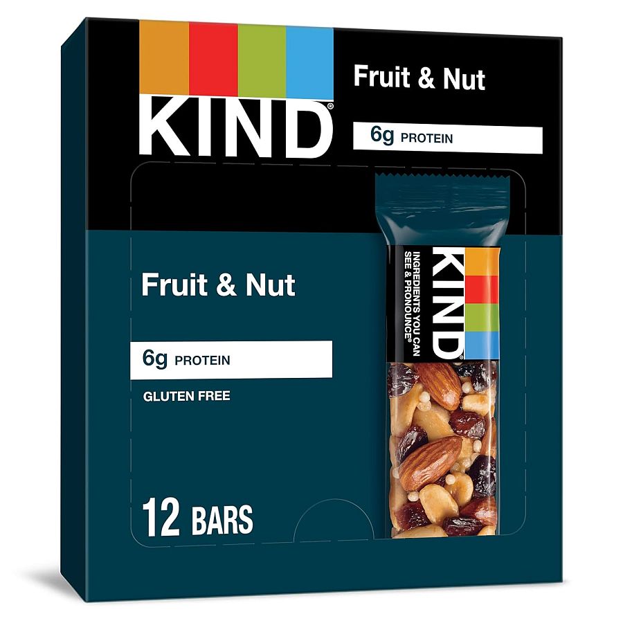 Kind Bar Fruit &amp; Nut Peanuts Almonds 1.4 oz 12 ct