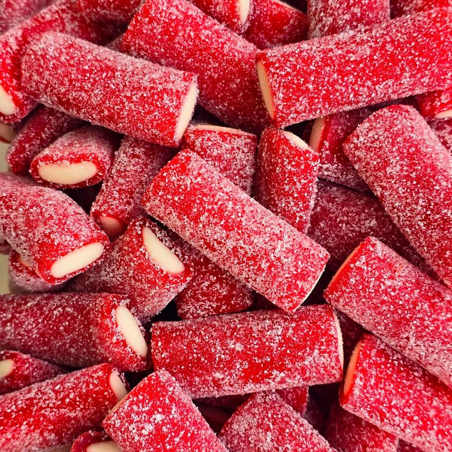 Vidal Import Swedish XL Sour Strawberry Fruit Candy 2.2 lb