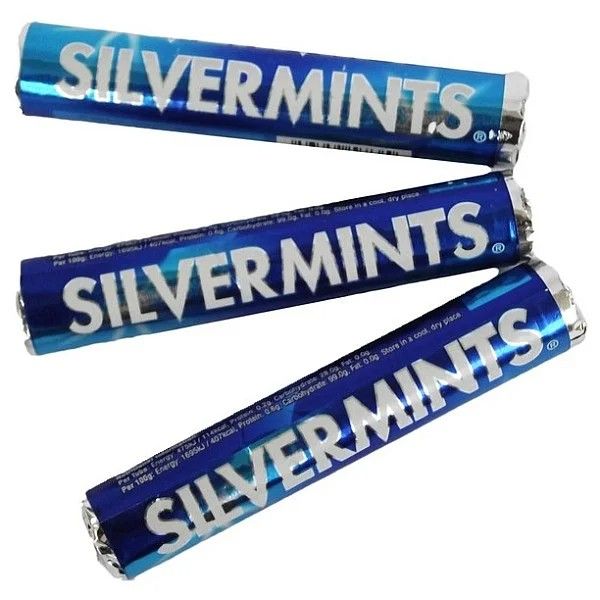Nestle UK Import Silvermints Silver Mint Rolls 30g 36 Ct