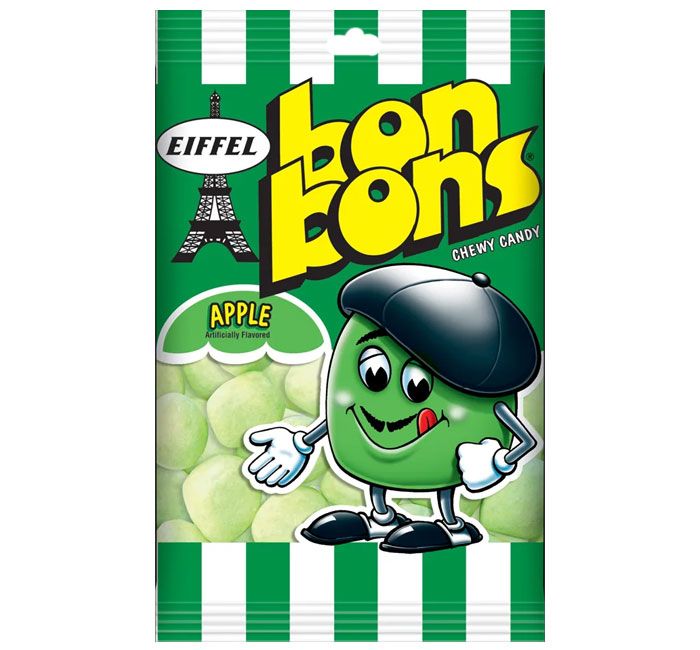 Eiffel Bonbons Chewy Candy Apple 4 Oz