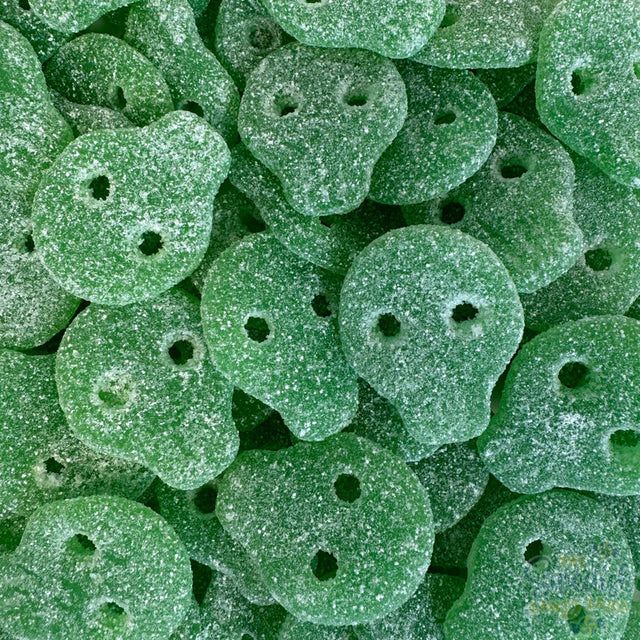 SGAB Swedish Sour Lime Green Skulls 2.2 lb