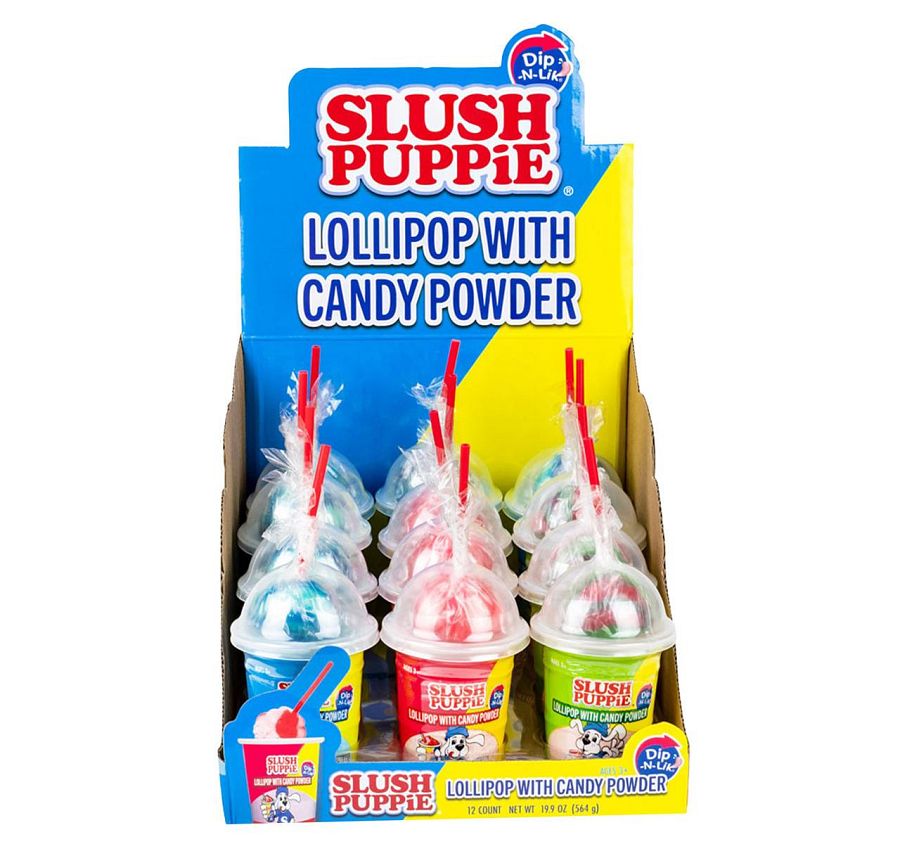 Slush Puppie Dip N Lik 12 Ct 1.65 Oz Tray