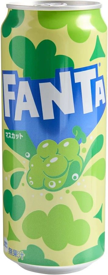 Fanta Japan Import Shine Muscat Grape Soda Can 16oz 6 Pack