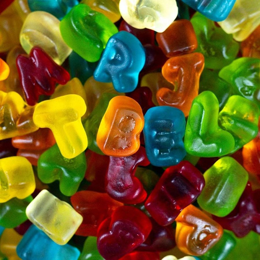 Jellioo Sweden Mini Alphabet Letters Gummy Candy 2.2 lb