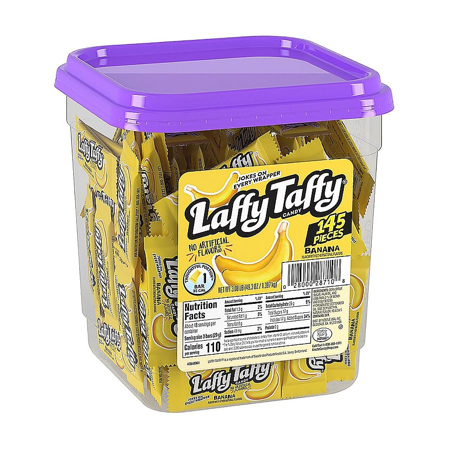 Laffy Taffy Banana 145 Count Tub
