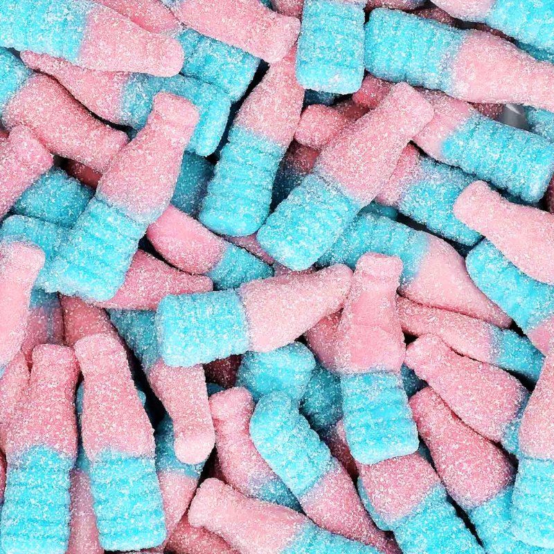Lutti Swedish Bubblizz Sour Bubble Gum Gummy Bottles 5.5lb