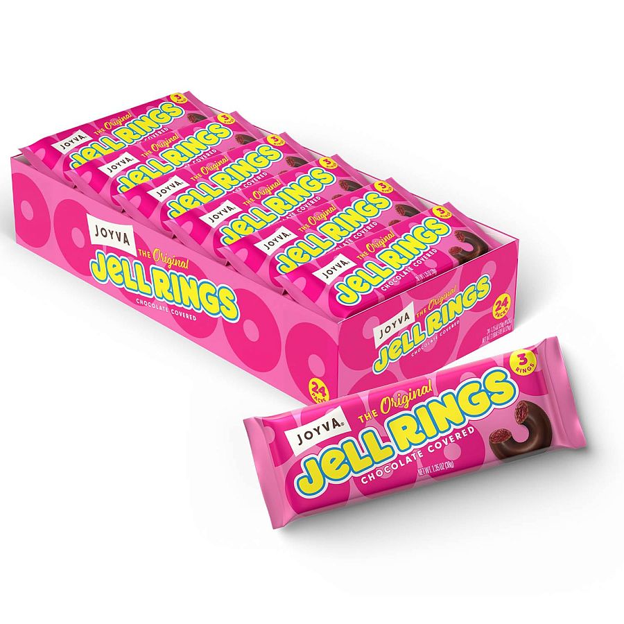 Joyva Jell Rings 24 Count 3 pack