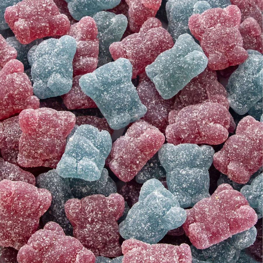 Sour Raspberry Blackberry Yeti Snowman Natural Jelly Gummy 5.5 lb