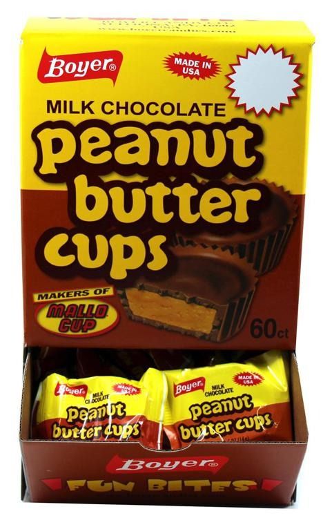 Boyer Milk Chocolate Peanut Butter Cup 60 ct Changemaker Bites