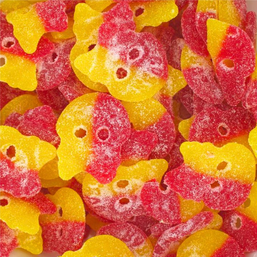 Bubs Big Sour Skull Swedish Gummy Candy 7 lb Bag