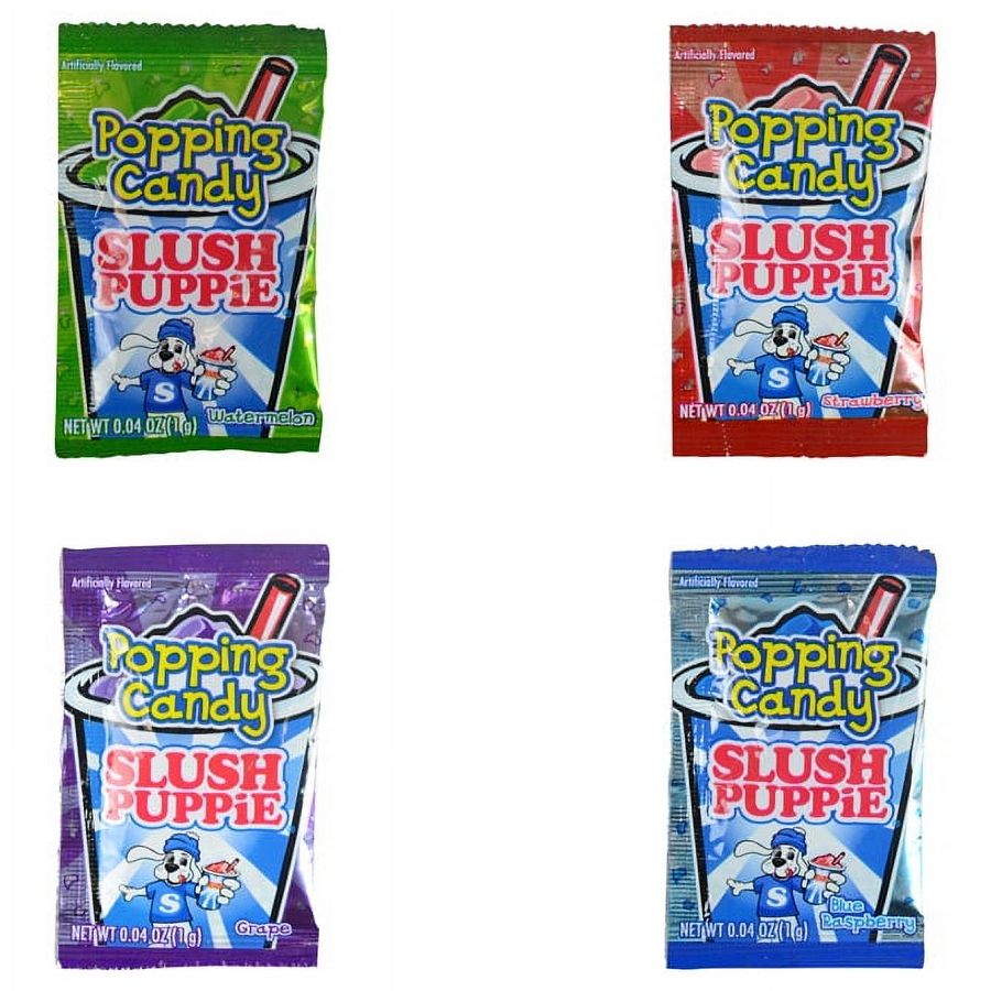 Slush Puppie Popping Candy Bulk Bag 250 Count 0.04 Ounce Each