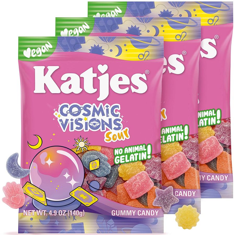 Katjes Rainbow Gummies Vegan Gummy Candy 4.9 oz 15ct