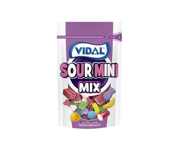 Vidal Sour Mini Gummy Mix 3.5 oz 14 ct