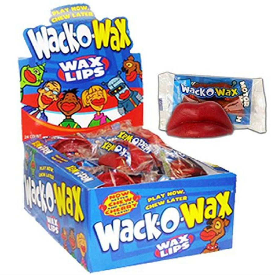 Concord Wax o Wax Gummy Lips Cherry Red 24 ct Tray